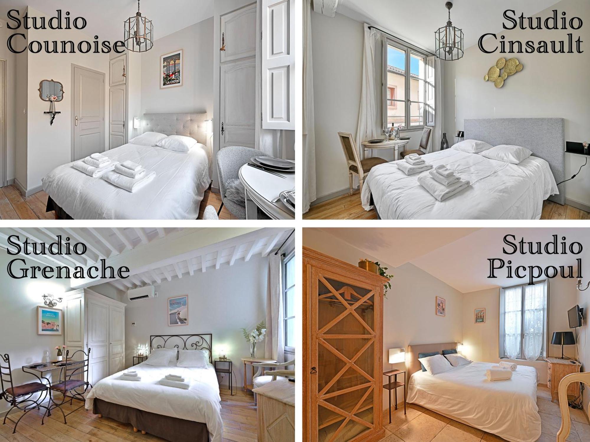 Au Coeur Des Papes, Dans Batisse De Charme Studios & Appartements En Coeur De Ville Avinyon Dış mekan fotoğraf